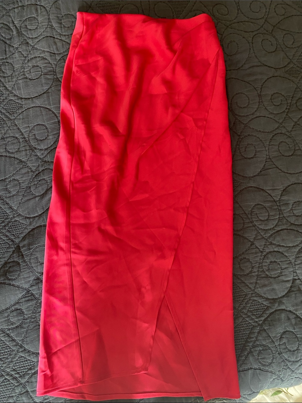 Pink Rachel Zoe Asymmetric Midi Skirt